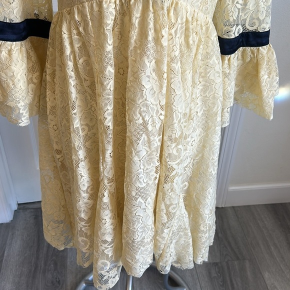 Free People Cream Lace Dress - Picture 5 of 10